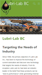 Mobile Screenshot of lubrilabbc.com